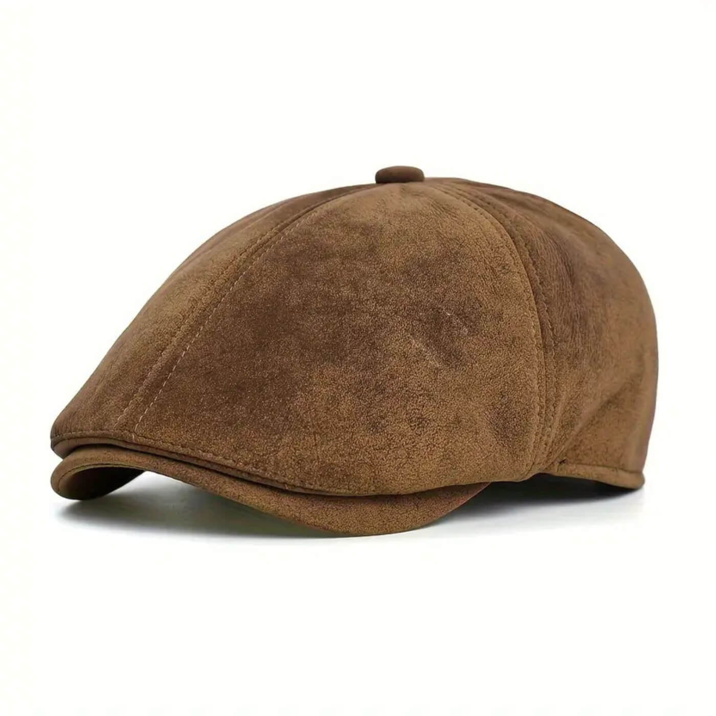 Suede Newsboy Cap | ATHENS