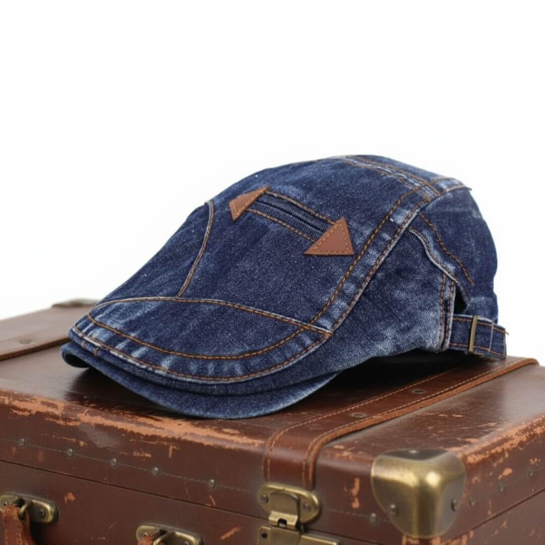 Washed Denim Cap | BRUGES