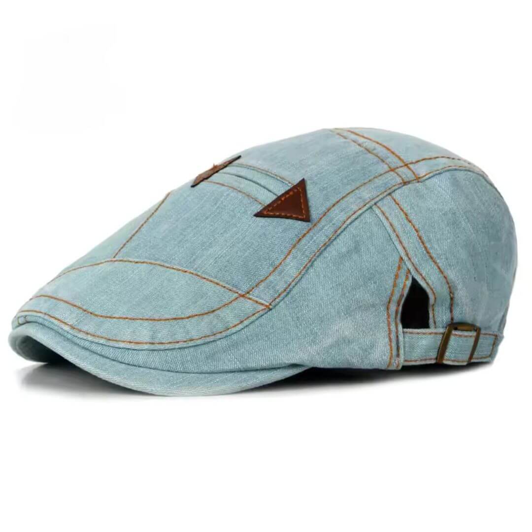 Denim Flat Cap | BARSTOW