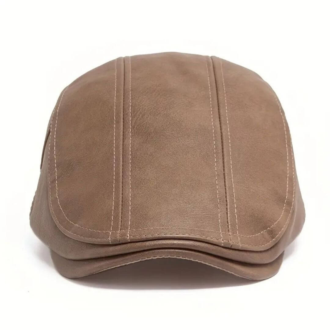 Leather Flat Cap | CANNES