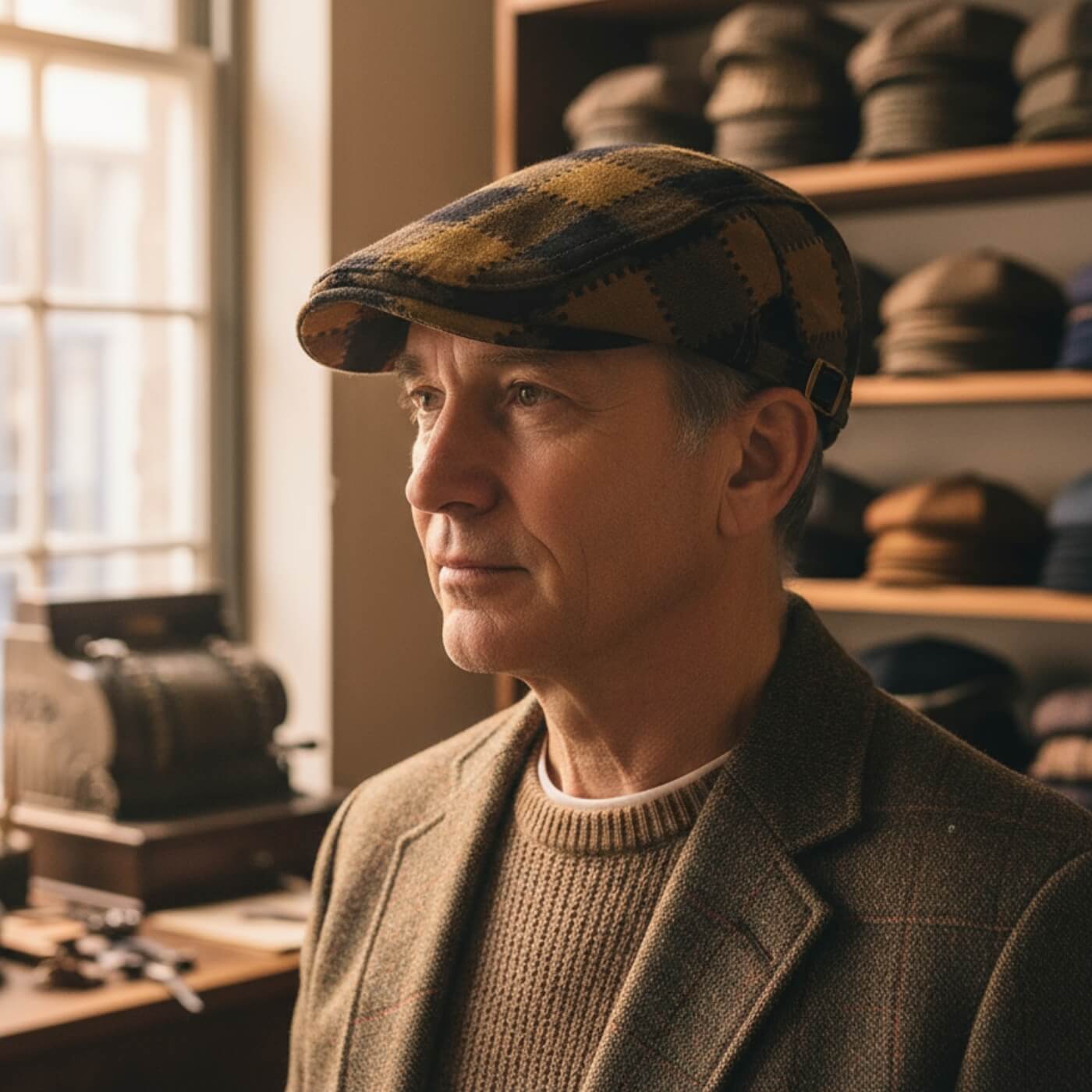 Plaid Flat Cap | COVINGTON