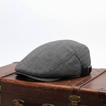 Herringbone Flat Cap | EVANSTON
